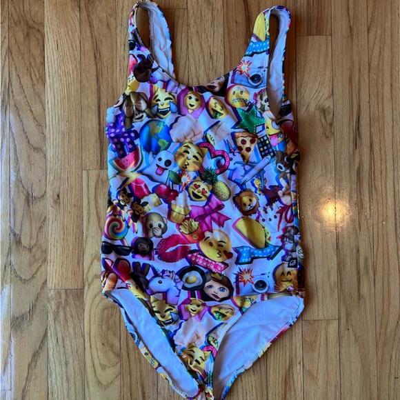 Terez girl bathing suit with emojis! - Picture 1 of 2
